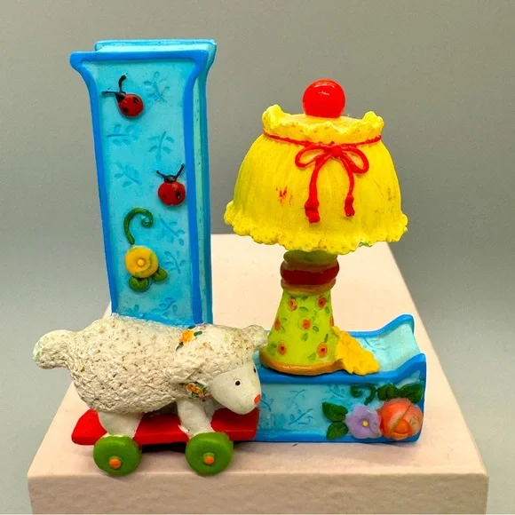 Two EUC 1999 Vintage Mary Engelbreit Resin Letters - A & L plus a new keychain! - Picture 3 of 7